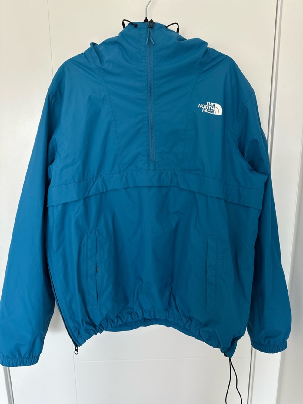 The North Face Antora Anorak Jacket Banff Blue Large Waterproof Windproof